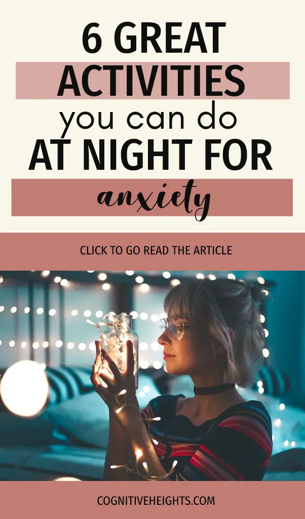 How to Fight Anxiety at Night Cognitive Heights